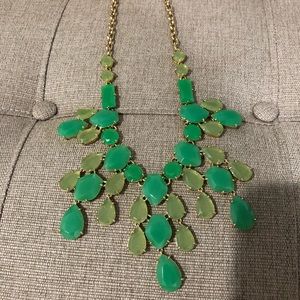 Stella & Dot Linden Green Necklace